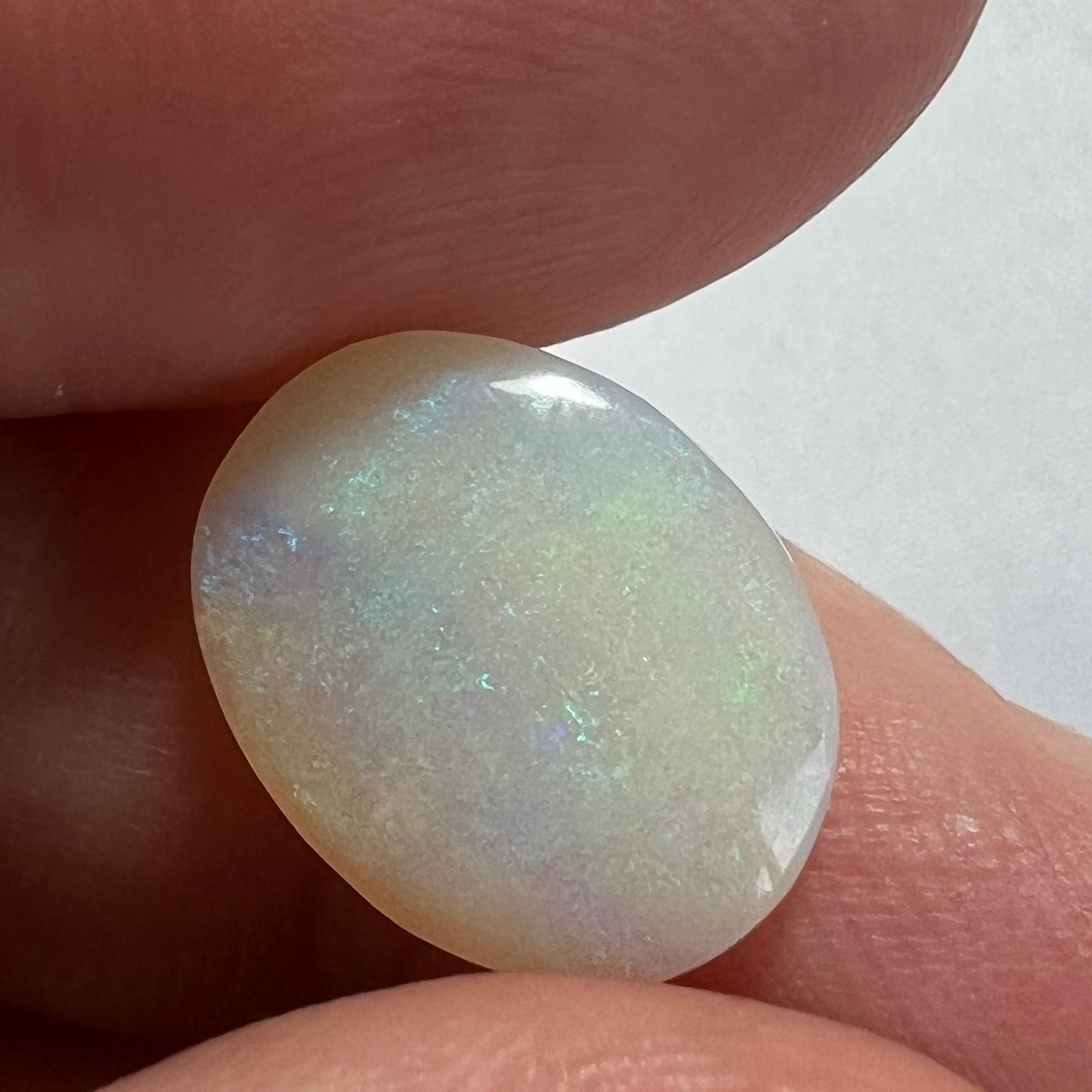 Another fine example of beautiful crystal opal. Lovely cut and dome by Bill Johnston.