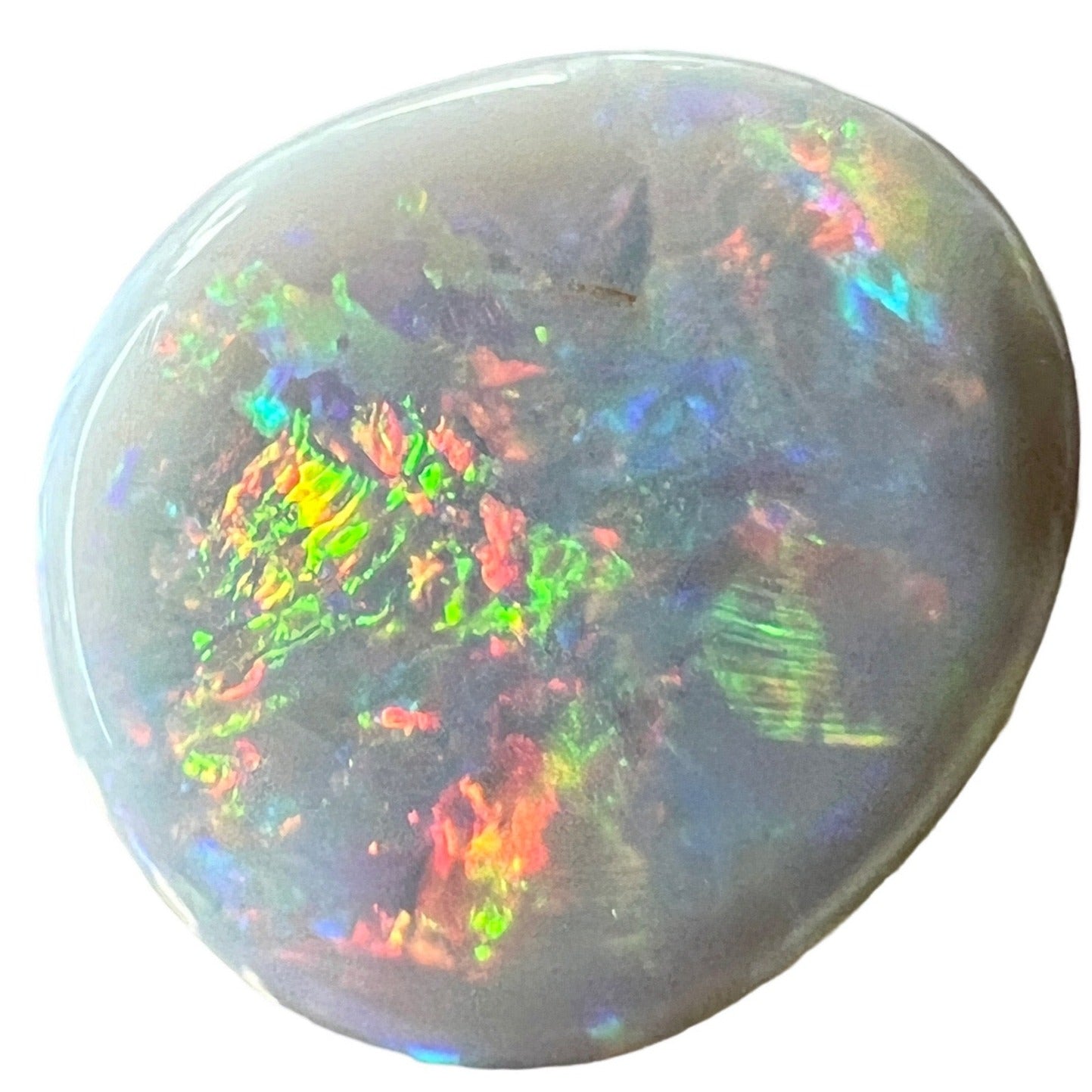 Gorgeous little opal displaying a brilliant colour of play.