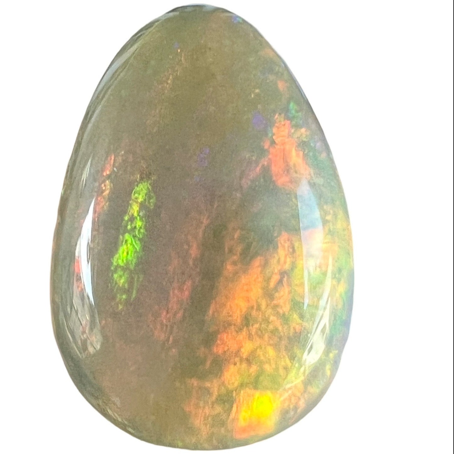Nice little 2ct Lightning Ridge opal. Perfect shape and cut for mounting. Very nice colours.